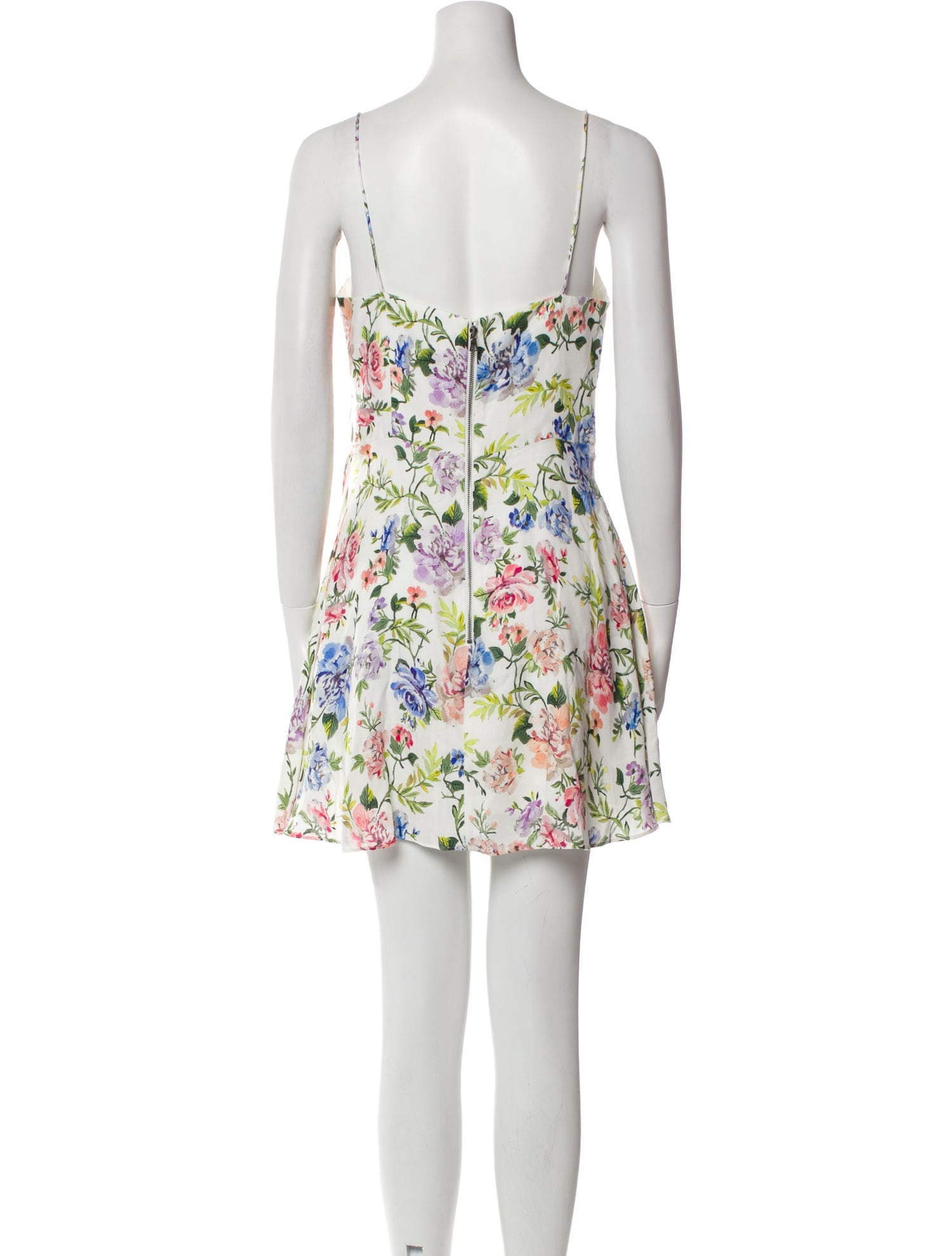 Alice + Olivia Floral Print Mini Dress